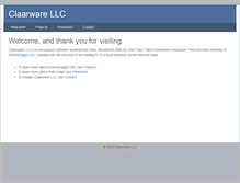 Tablet Screenshot of claarware.com